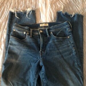 Madewell Cali-Demi boot high-rise skinny jeans size 28